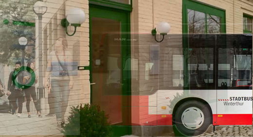 Zu Fuss oder mit Stadtbus zum open way institute: owi Praxis für Integrative Hypnosetherapie - Veränderungscoaching